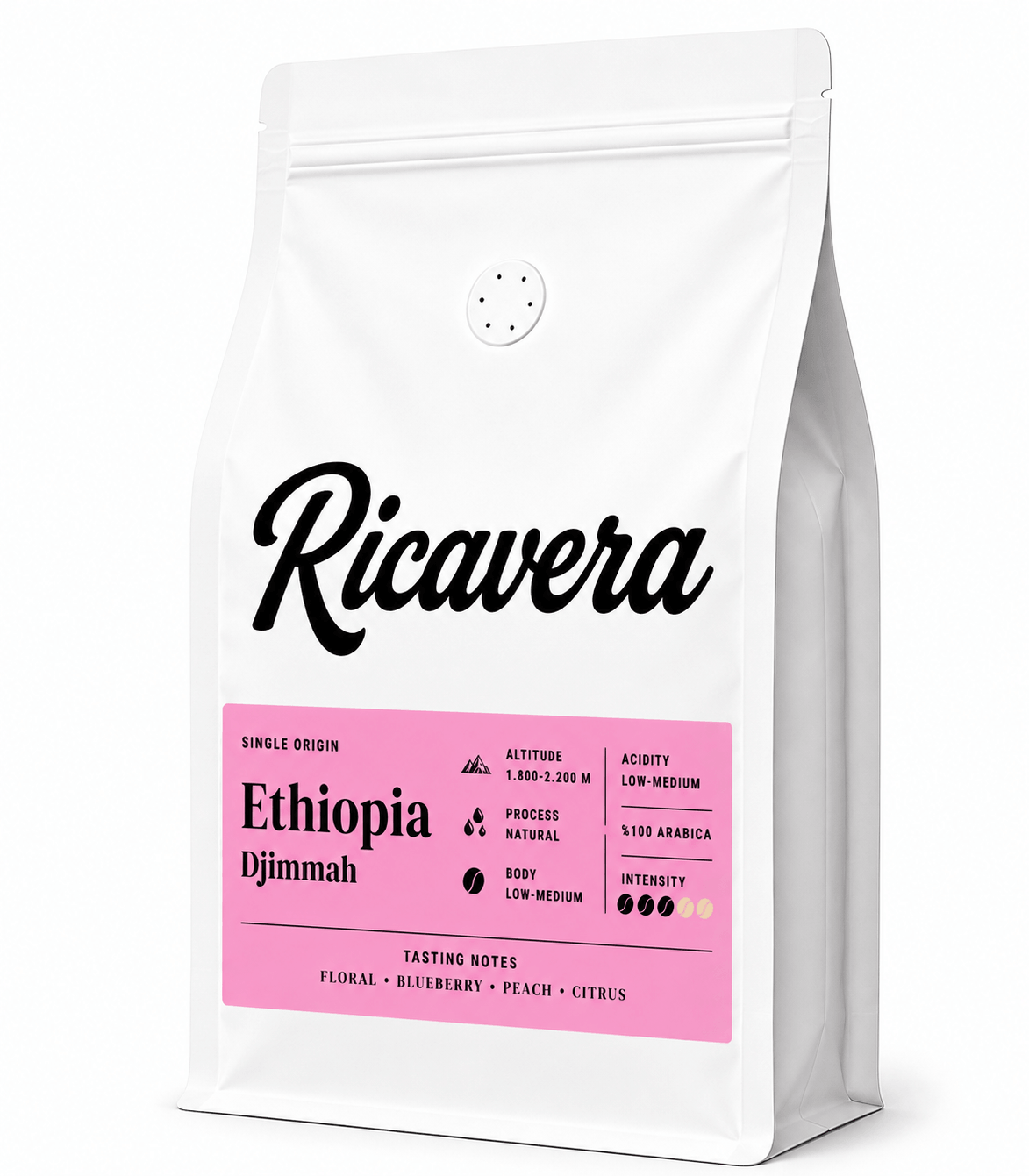 Ethiopia Djimmah Natural Yöresel Kahve