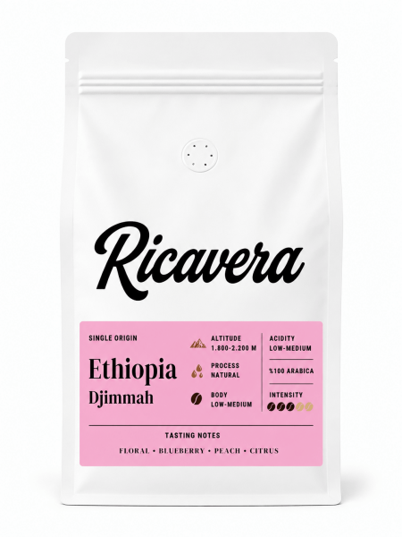Ethiopia Djimmah Natural Yöresel Kahve